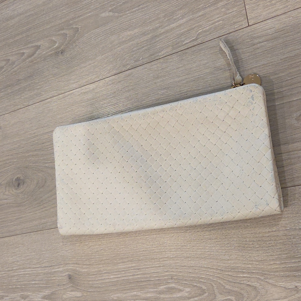 Claire V.  Woven Foldover Clutch - Picture 3 of 7